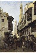 Street Mouizz Dinn In Cairo Makovsky, Vladimir